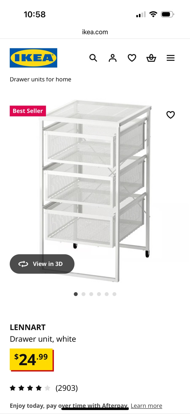 IKEA LENNART Drawer Unit - White - photo 2