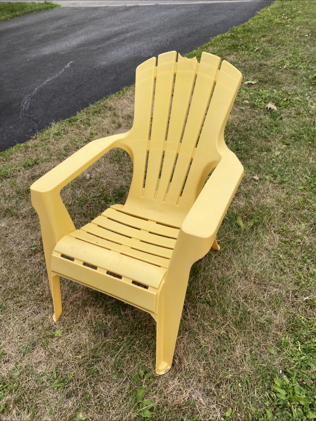 Yellow Adirondack Chair