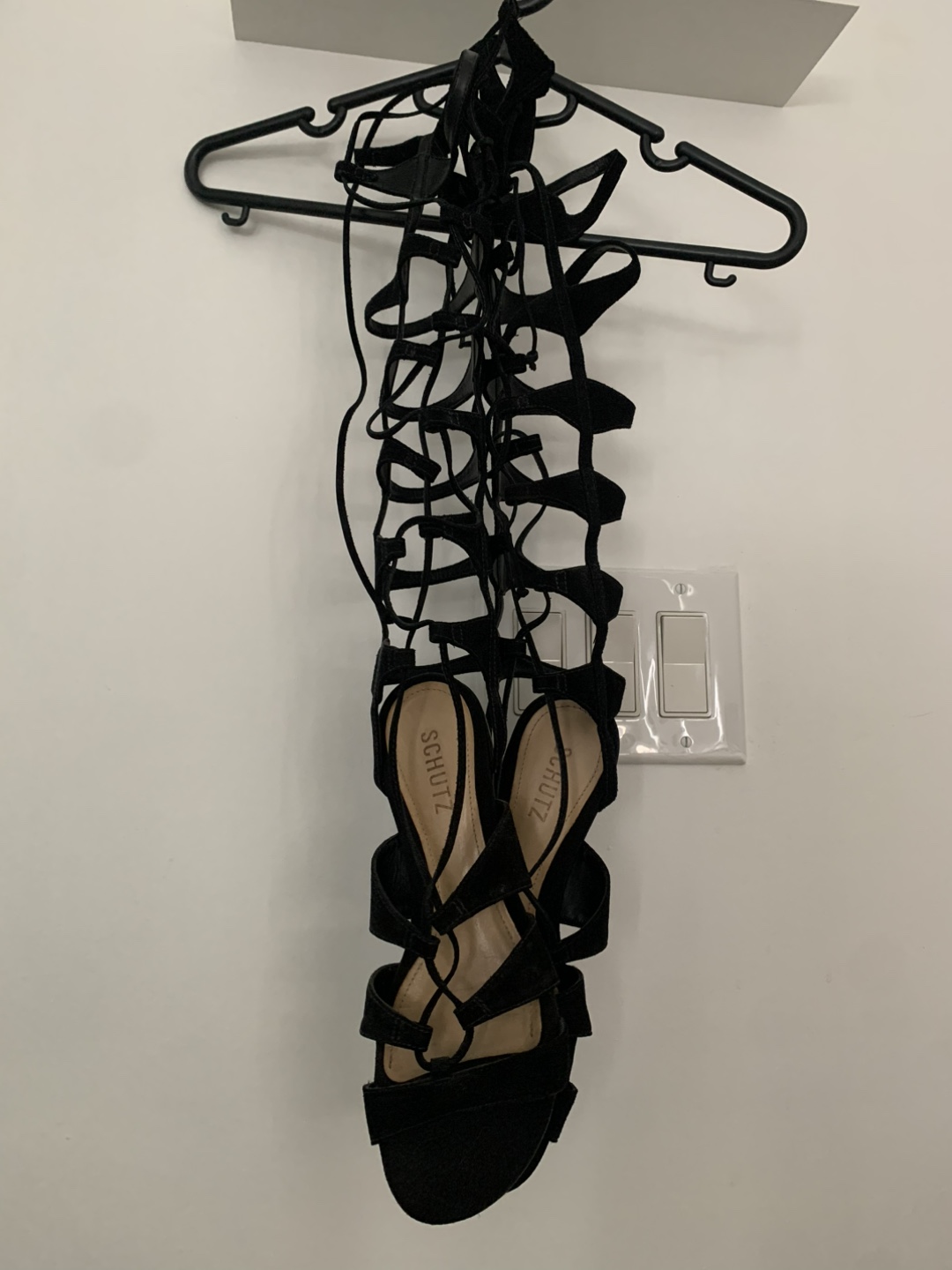 SCHUTZ Black Strappy Sandals for Women - photo 2