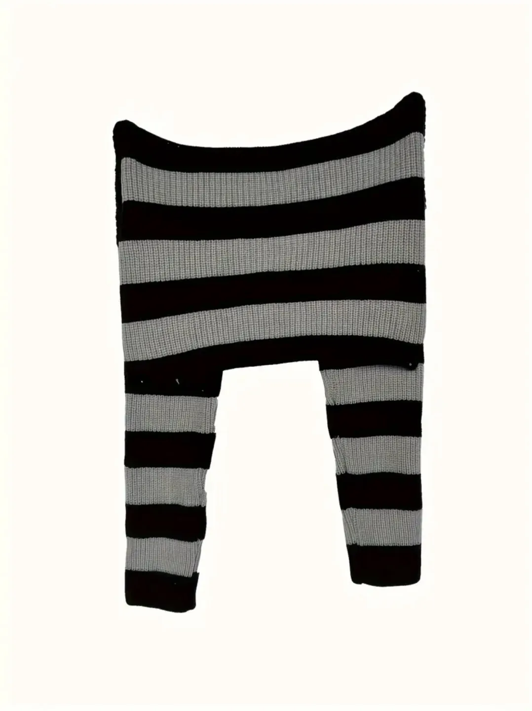 Striped Knit Crop Top