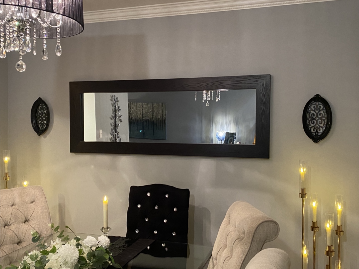 Large Framed Wall Mirror - photo 2