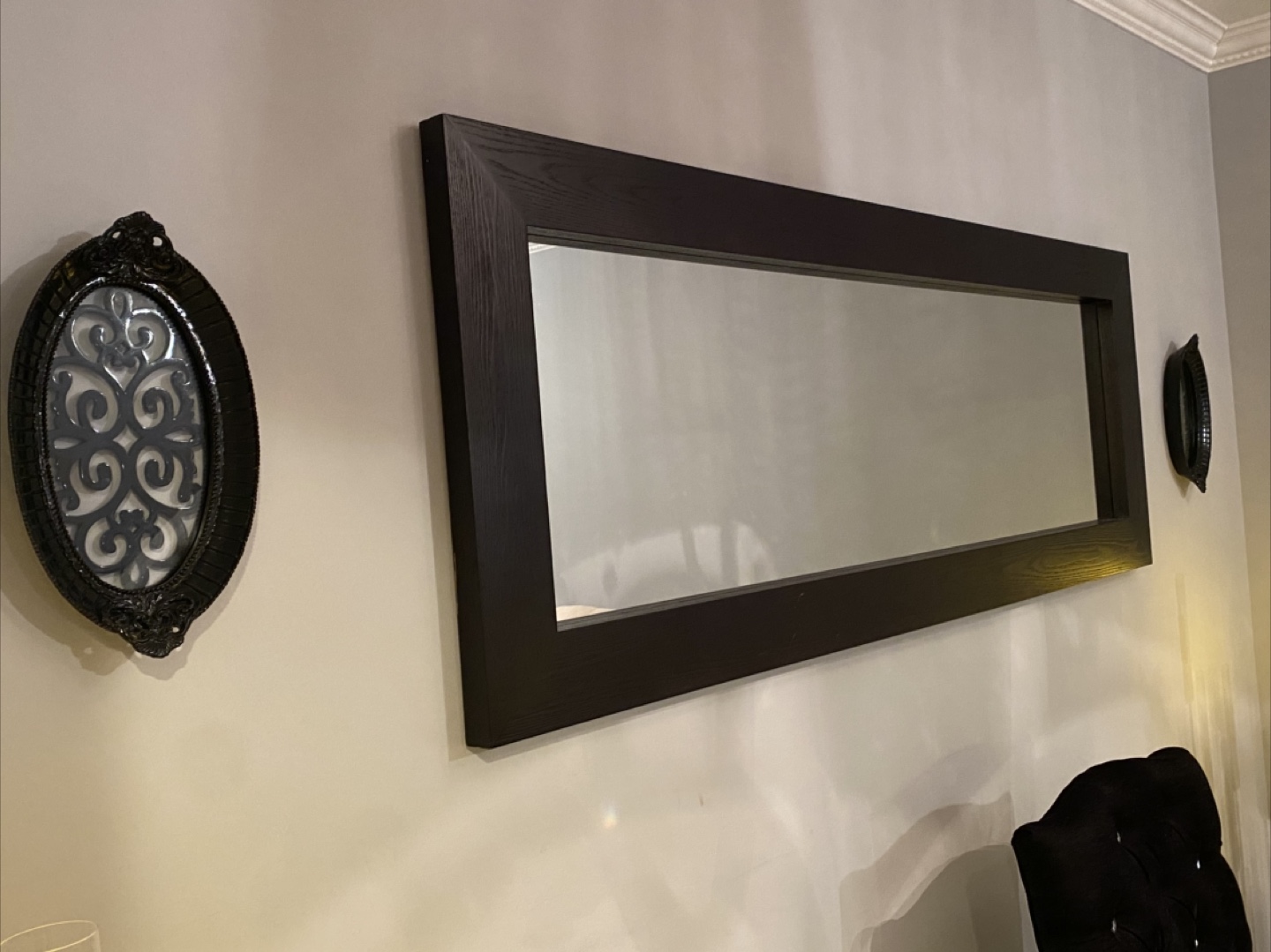 Large Framed Wall Mirror