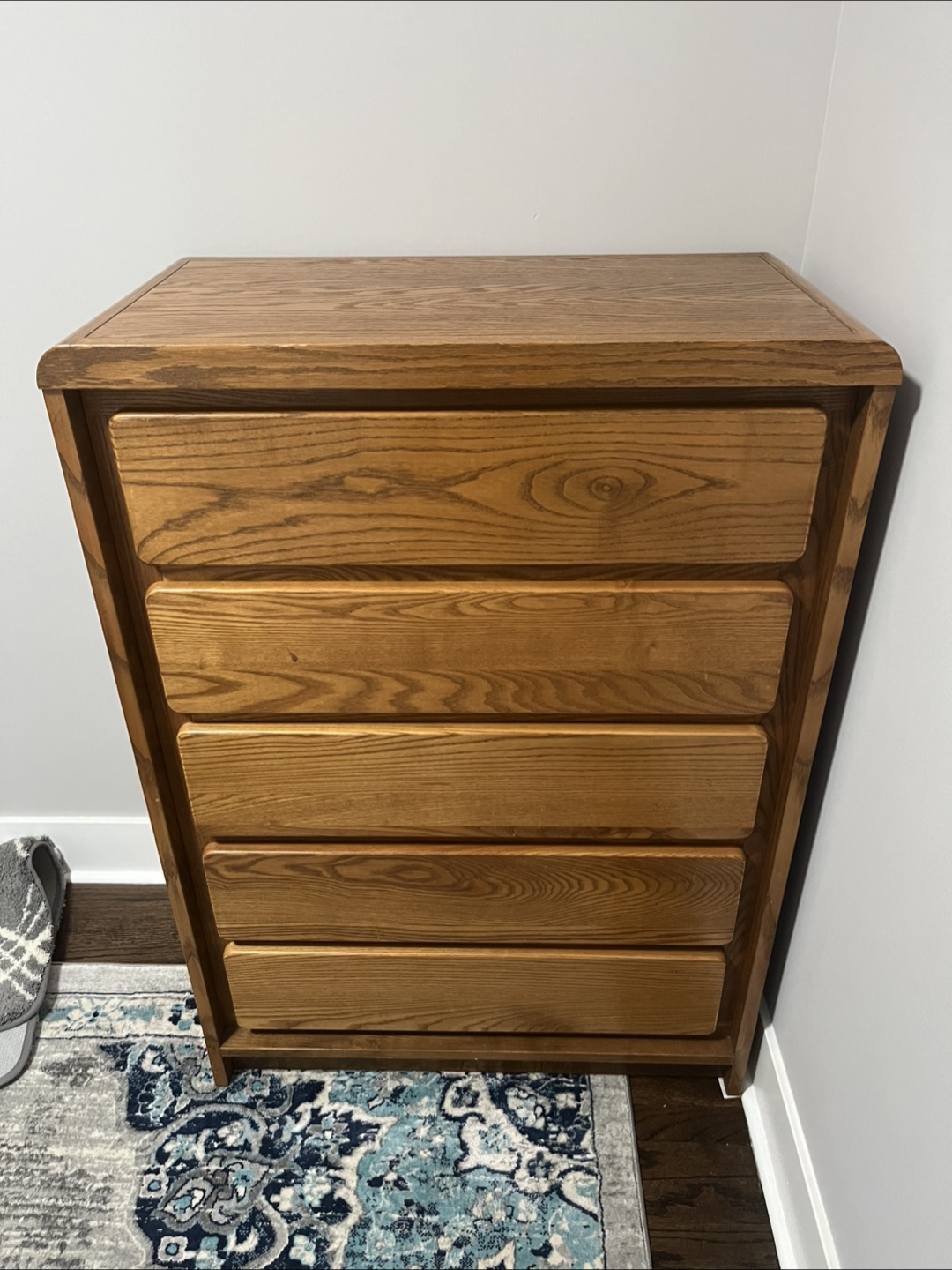 Wooden 5-Drawer Dresser - photo 2