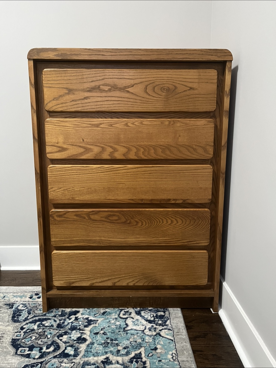 Wooden 5-Drawer Dresser