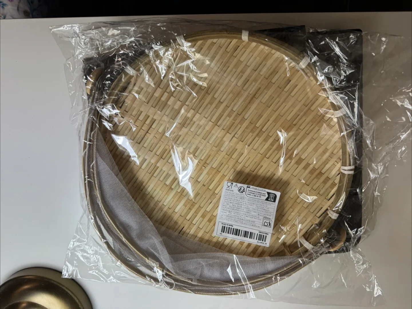 New Bamboo Food Cover Net Basket image indicator(5)