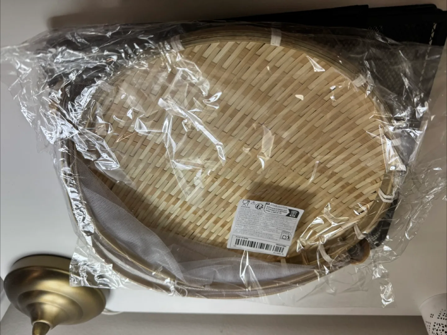 New Bamboo Food Cover Net Basket image indicator(6)