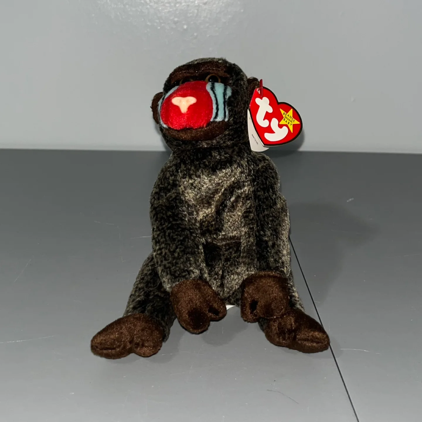 Ty Beanie Baby Cheeks the Baboon Retired 1999 NWT thumbnail