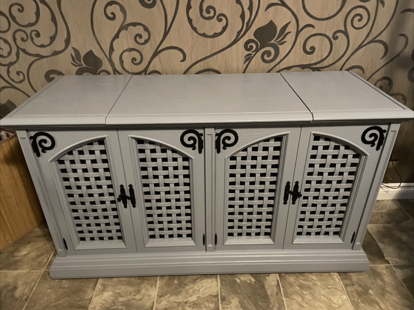 Old stereo cabinet
