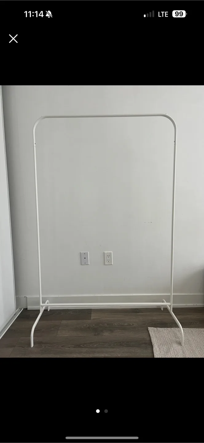 White Clothing Rack thumbnail