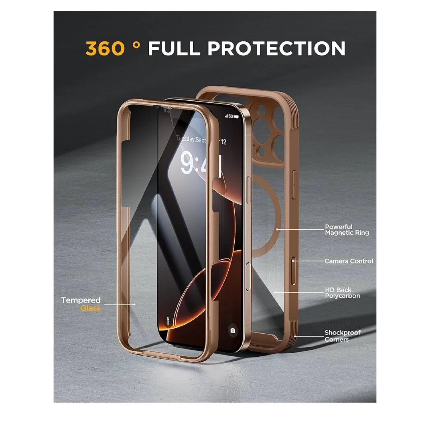 iPhone 16 Pro Max Case Mag Safe & Screen Protector image indicator(4)