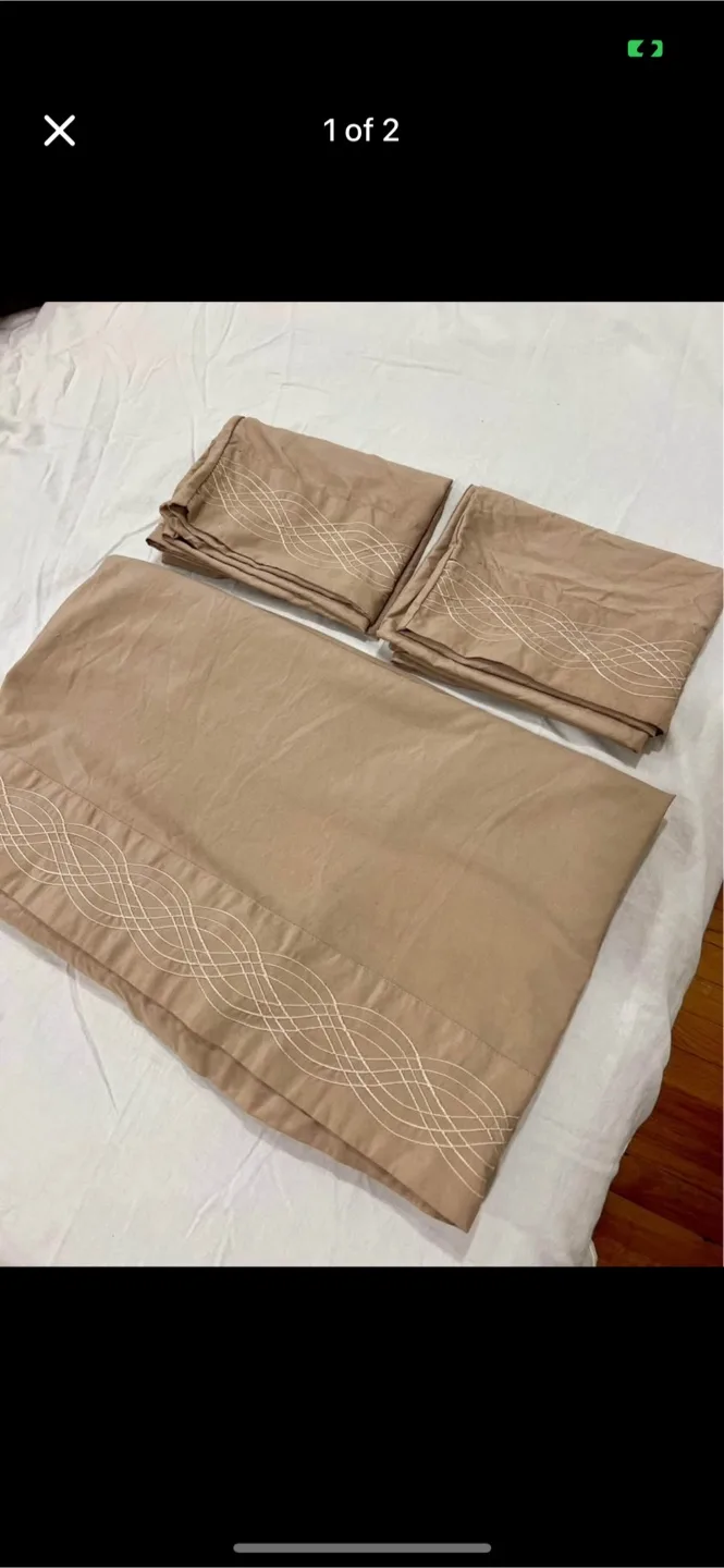 Tan queen Bed Sheet Set super soft thumbnail