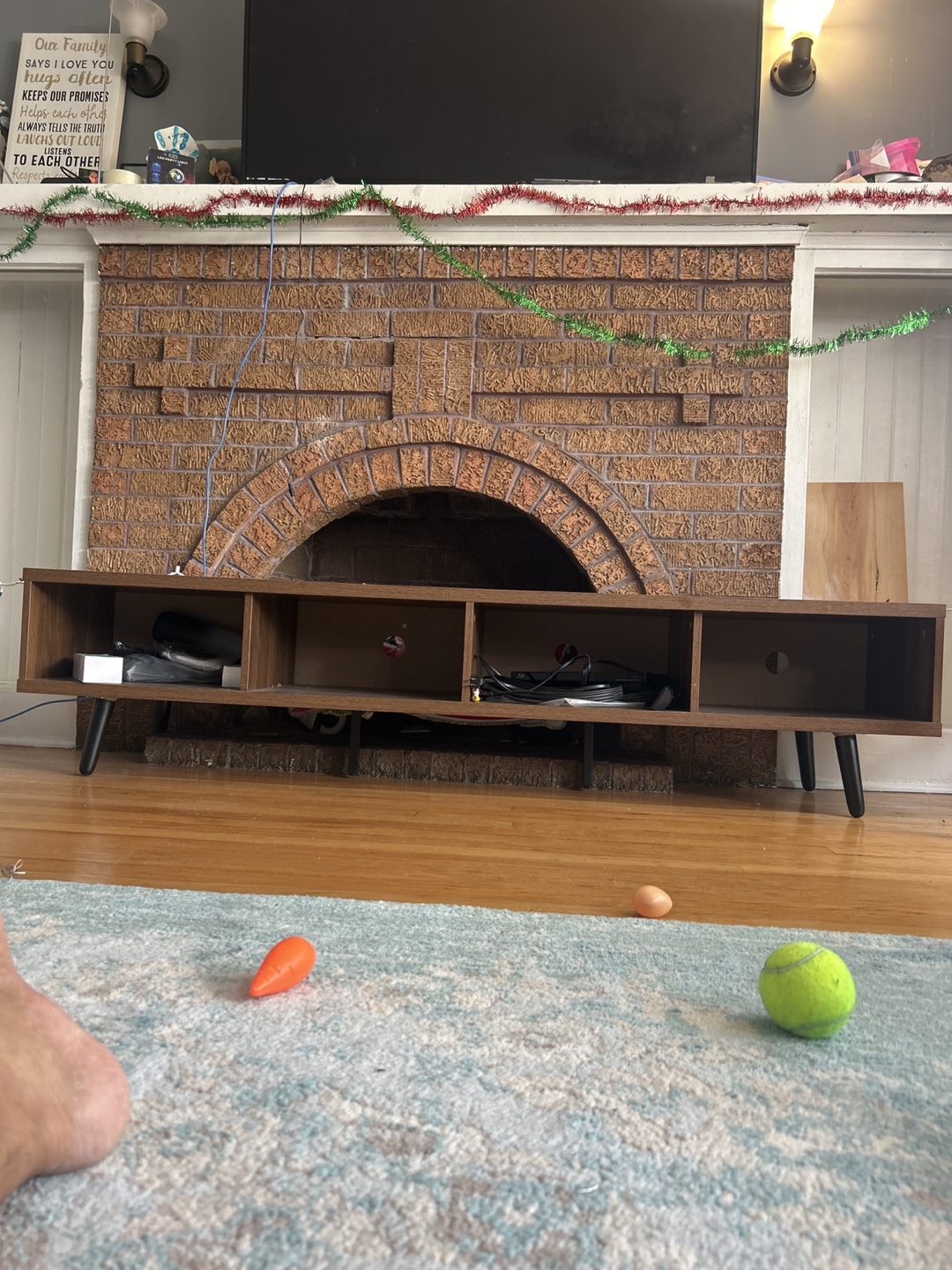 Brown TV Stand - photo 2