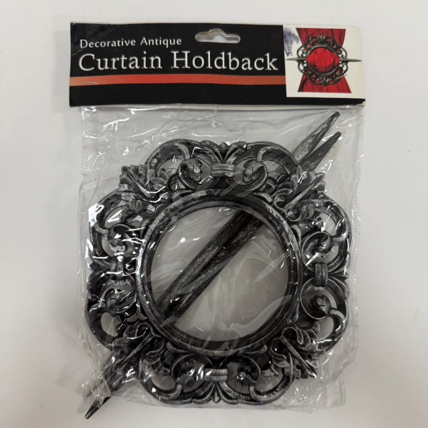 Decorative Antique Curtain Holdback – New in Package thumbnail