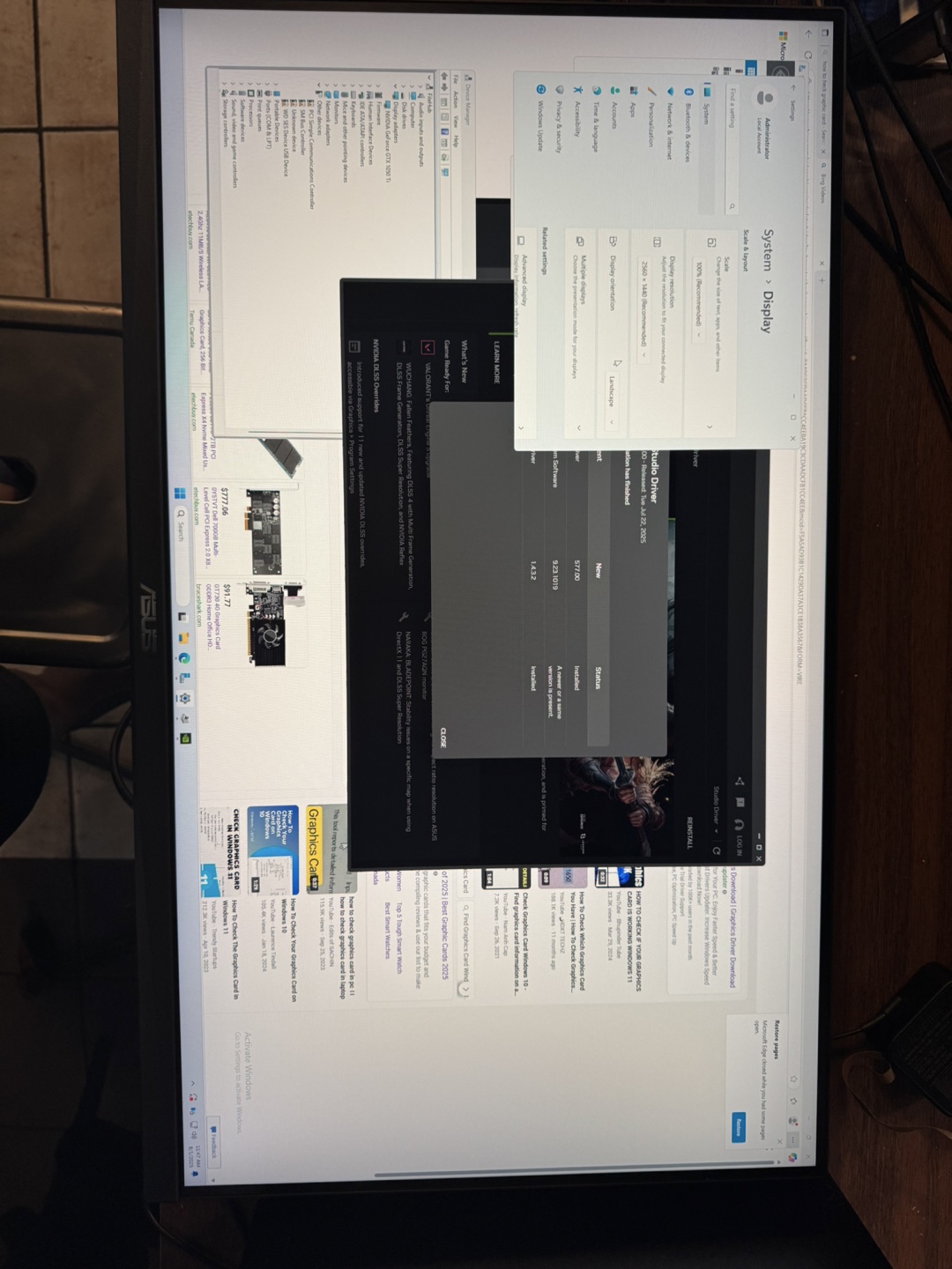 Samsung U32J59x 32" 4K Monitor - Like New!