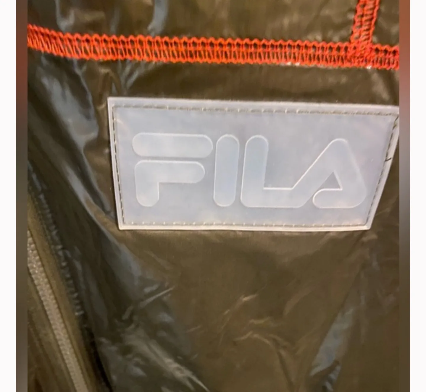 Fila Men's Columbus Shiny Taffeta Jacket, Size S image indicator(2)