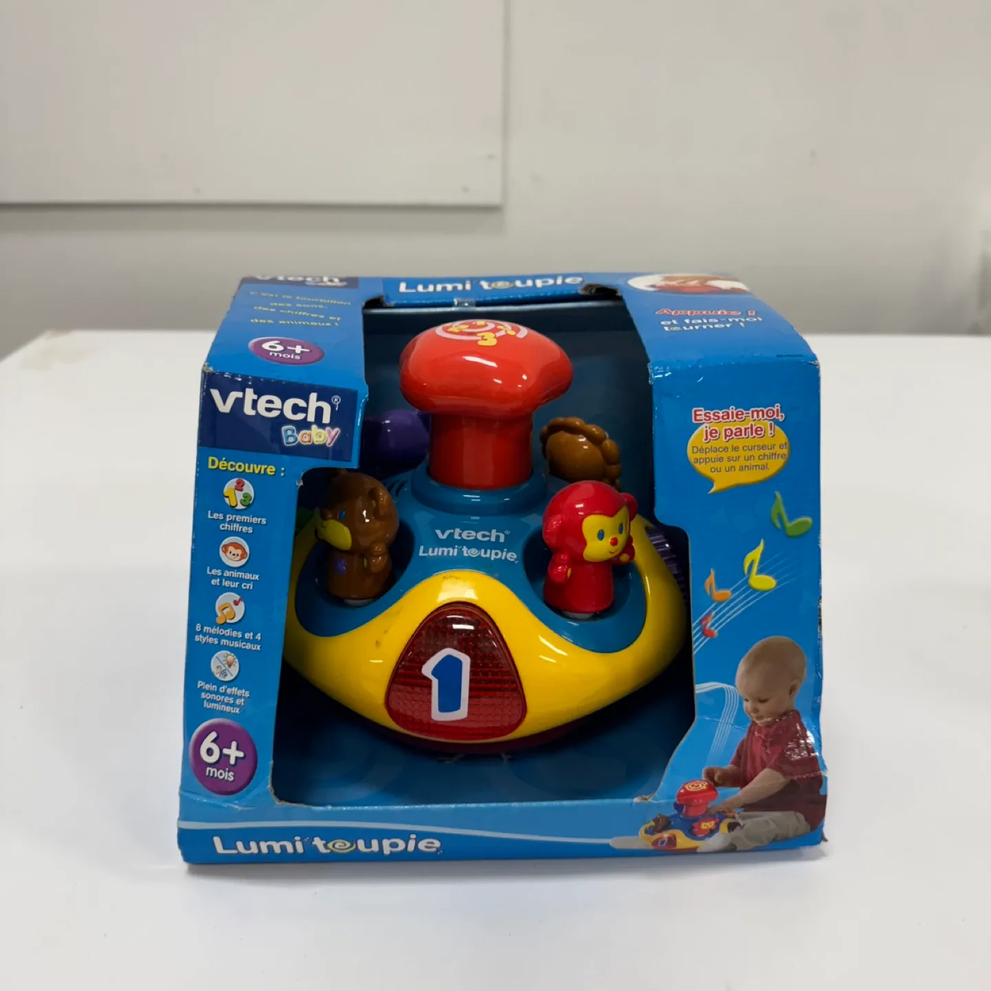 VTech Lumi’Toupie Baby Musical Spinning Toy – 6+ Months thumbnail