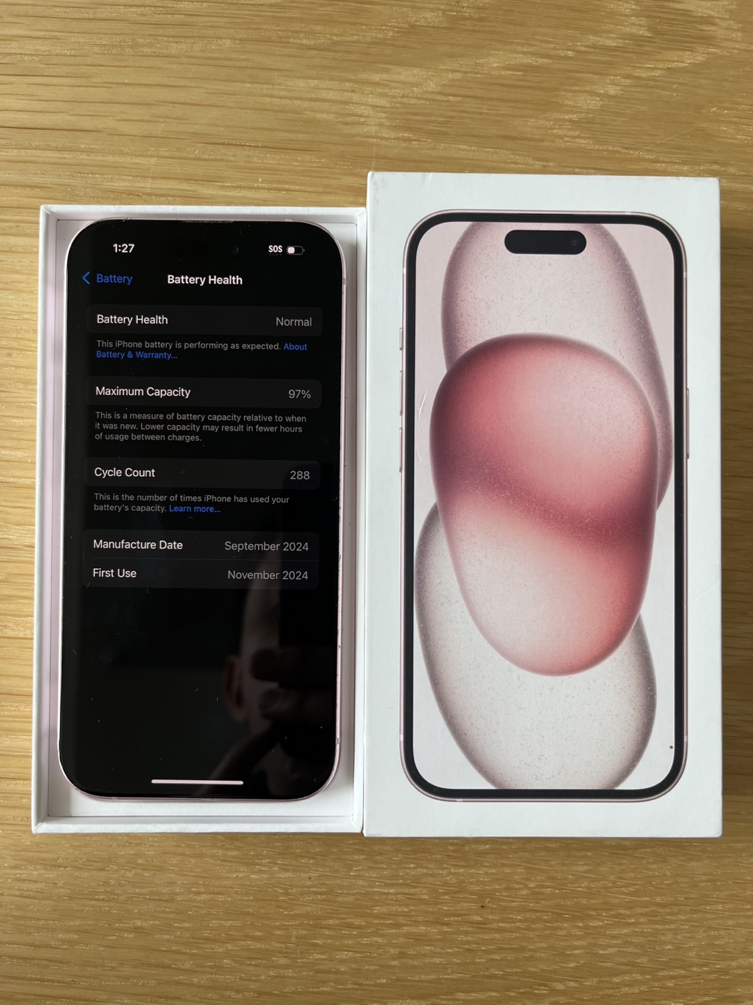 iPhone 15 - 128GB - Pink - READ DESCRIPTION - photo 3