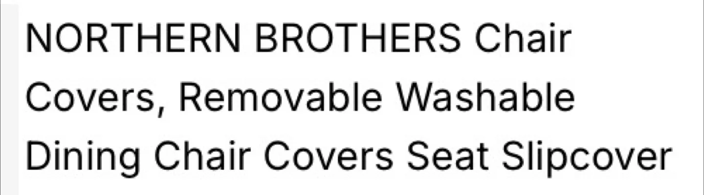 6 pack Northern Brothers Chair Covers - Dining Seat Slipcovers image indicator(3)