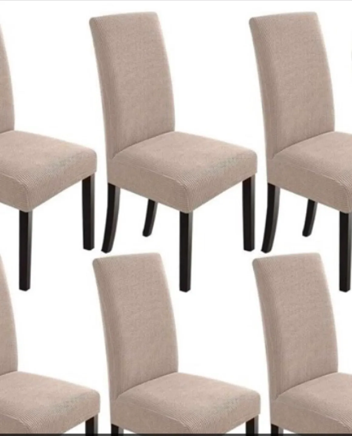 6 pack Northern Brothers Chair Covers - Dining Seat Slipcovers image indicator(2)