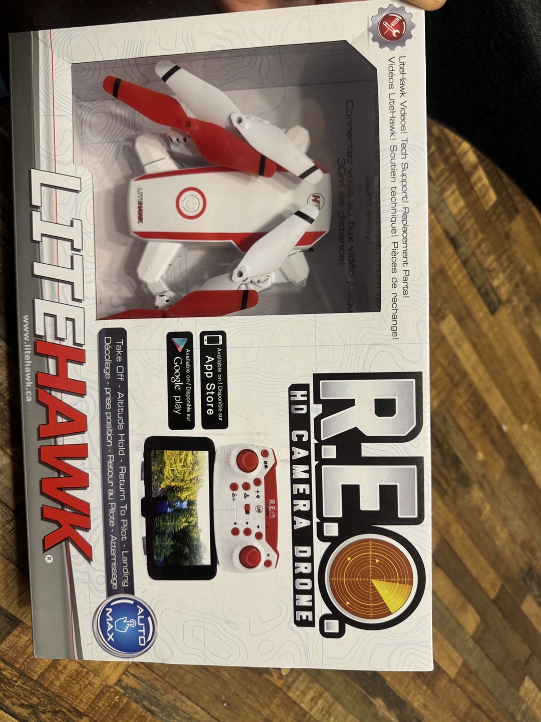 New LiteHawk R.E.O. HD Camera Drone