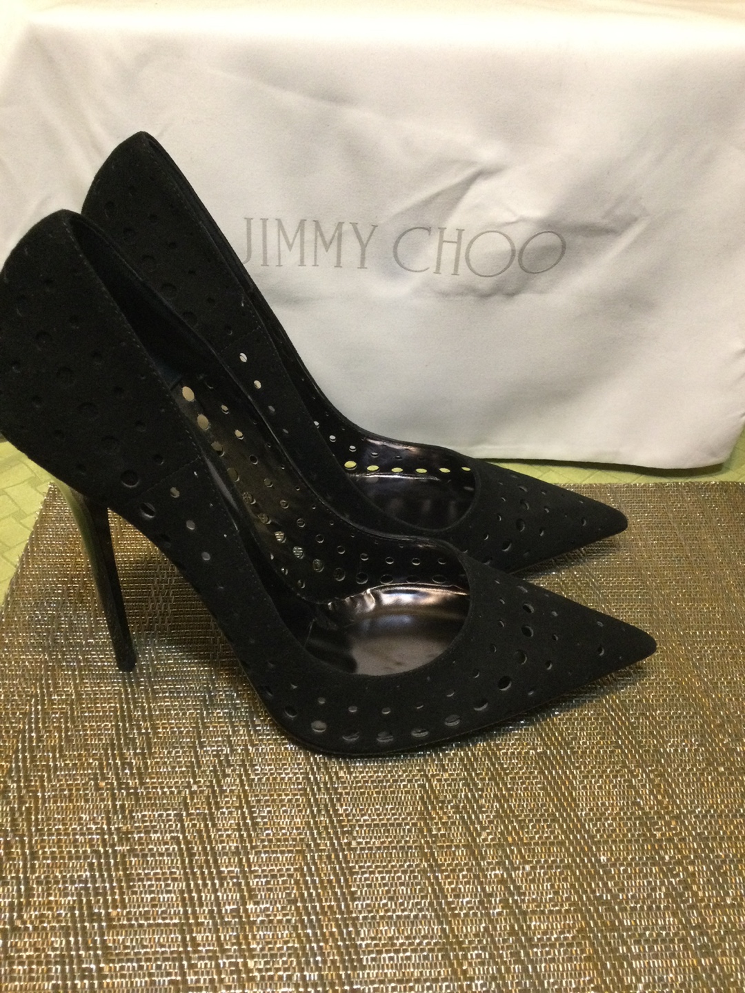 Jimmy Choo Black Suede Heels - photo 4