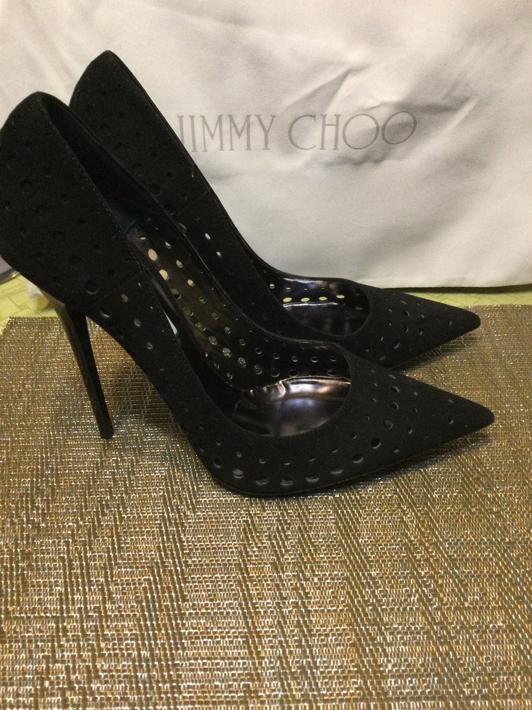 Jimmy Choo Black Suede Heels - photo 5