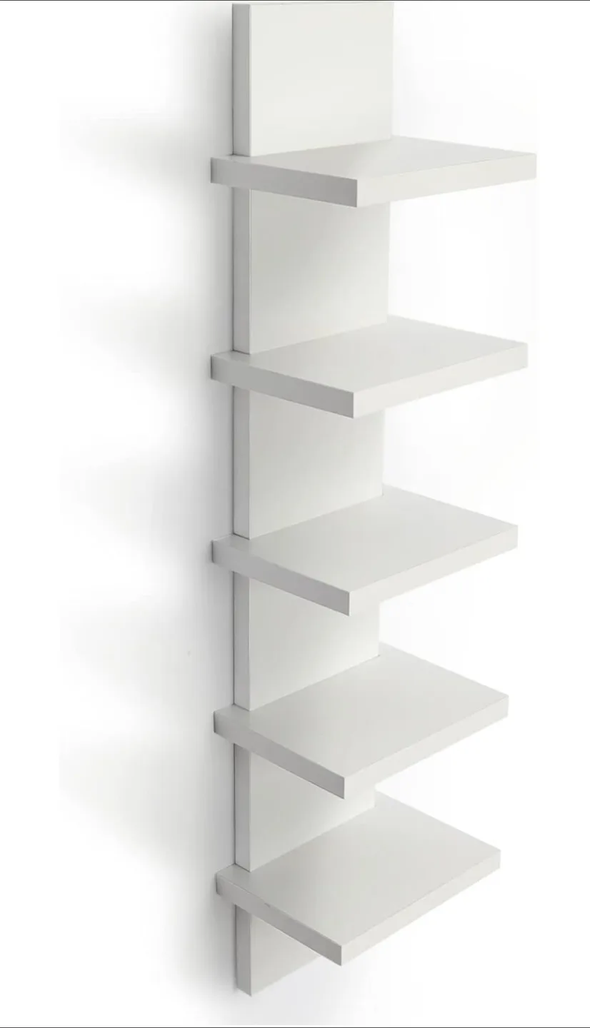 5-Tier White Floating Shelf (WR11004_S5) thumbnail