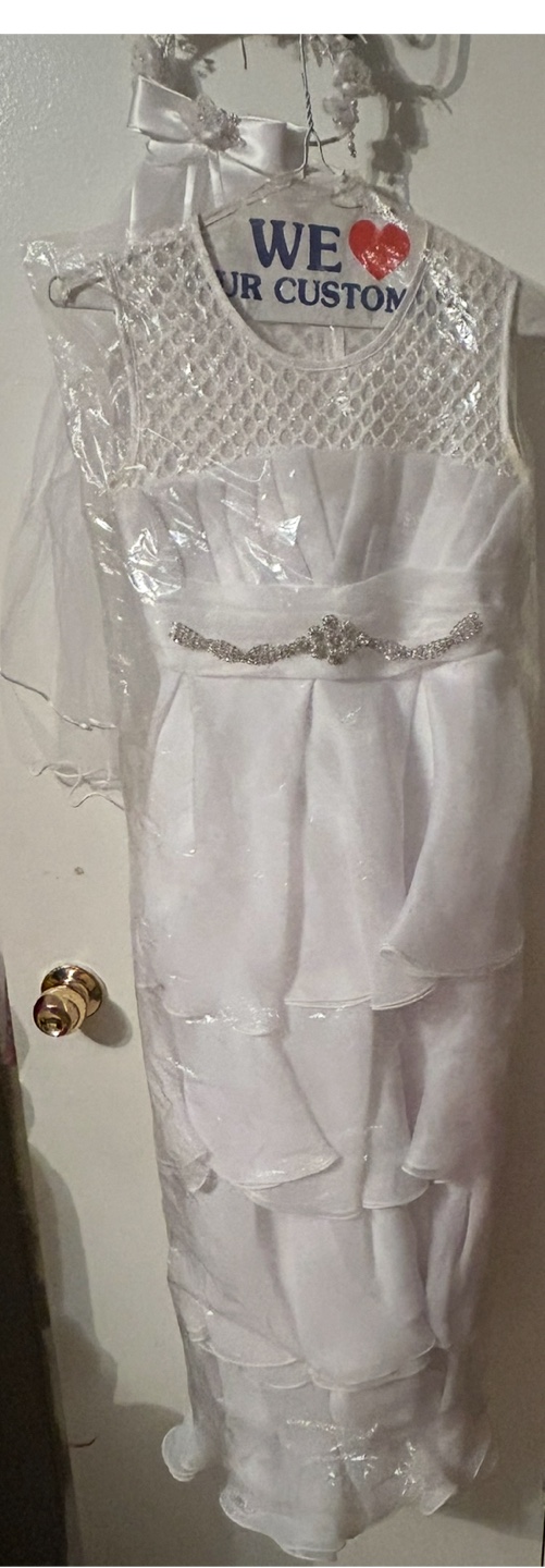 White Dress with Veil - photo 3