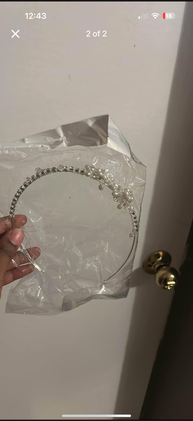 White Beaded purse - photo 5