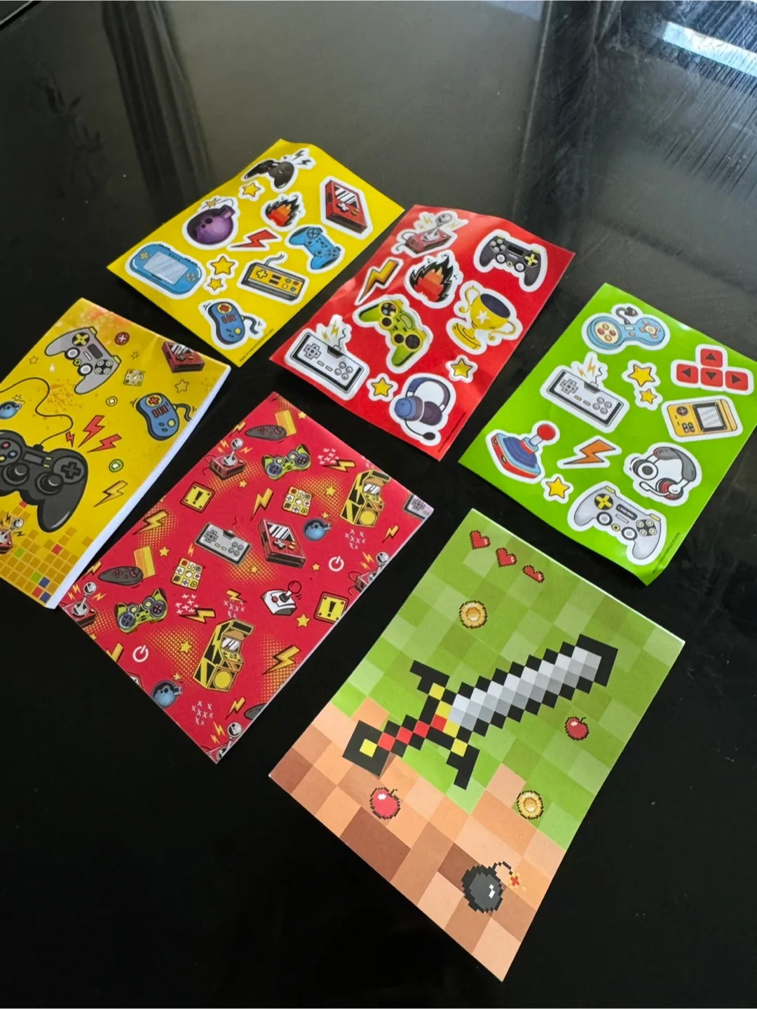 Kids' Gaming Theme Notebooks - Set of 6 thumbnail