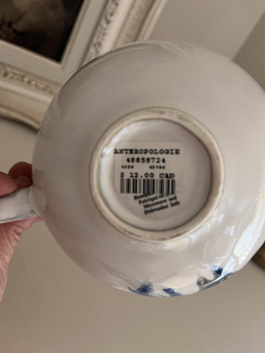 Anthropologie Floral Mug - New! - photo 3