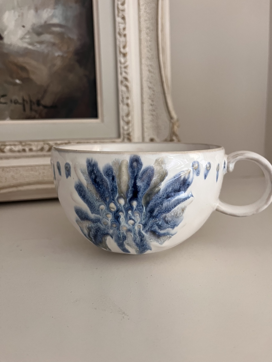 Anthropologie Floral Mug - New!