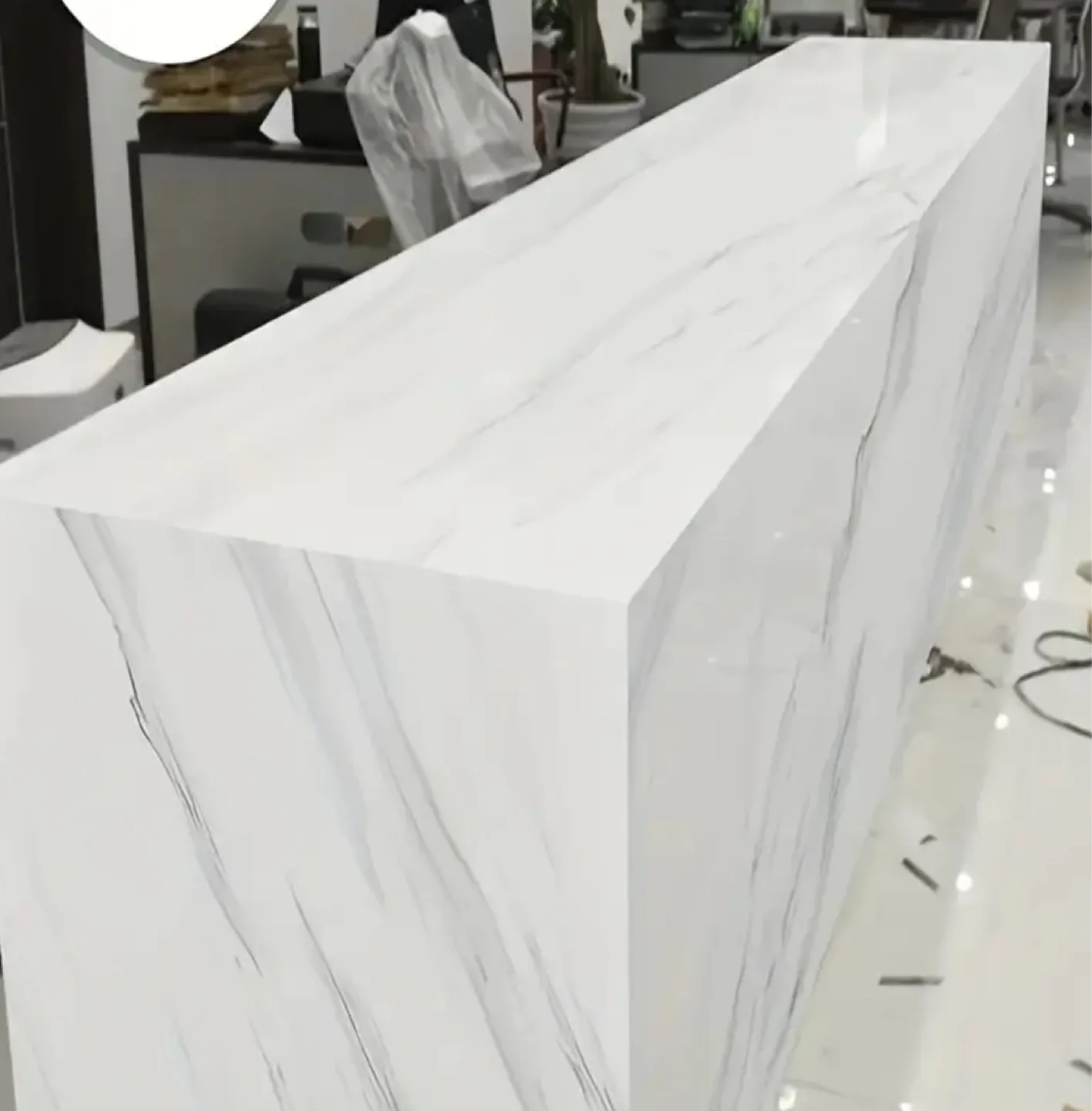 Marble Pattern Self-Adhesive Waterproof Wallpaper image indicator(2)