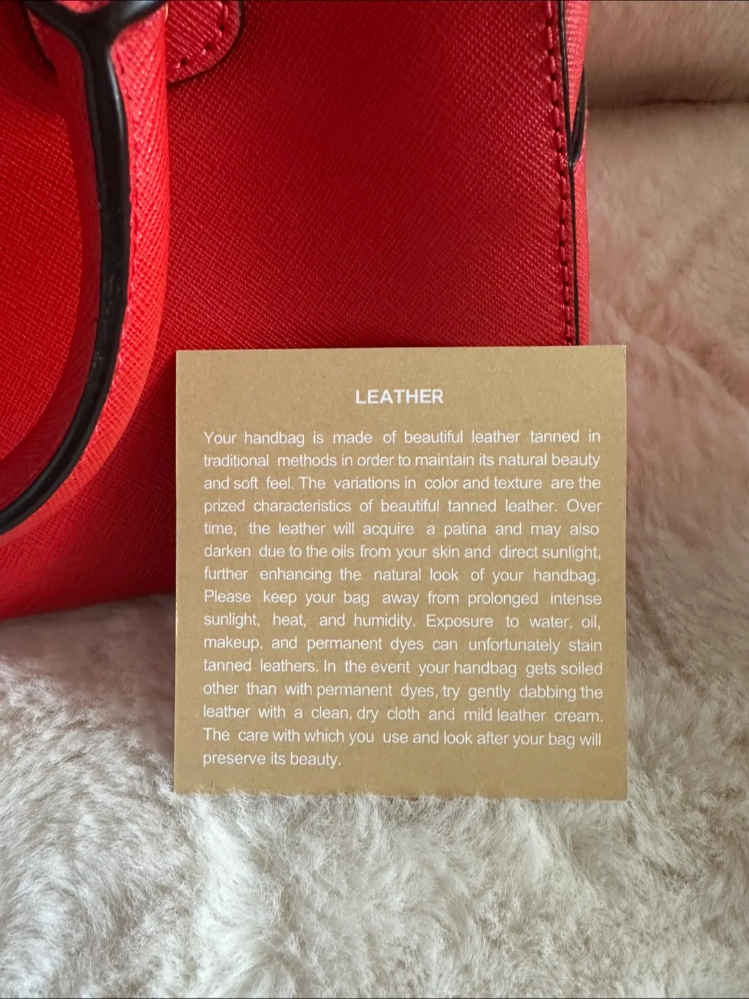 Michael Kors Red Orange Saffiano Leather Satchel Bag image indicator(5)