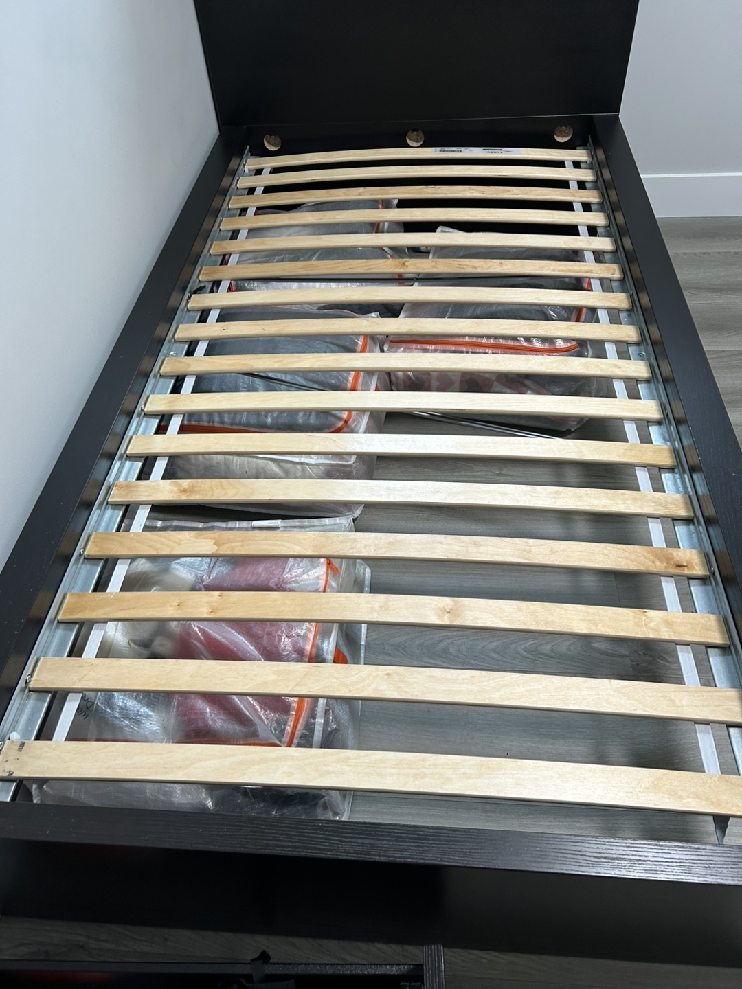 Ikea Malm Bed Frame (Single) & Under bed Storage and slats - photo 2