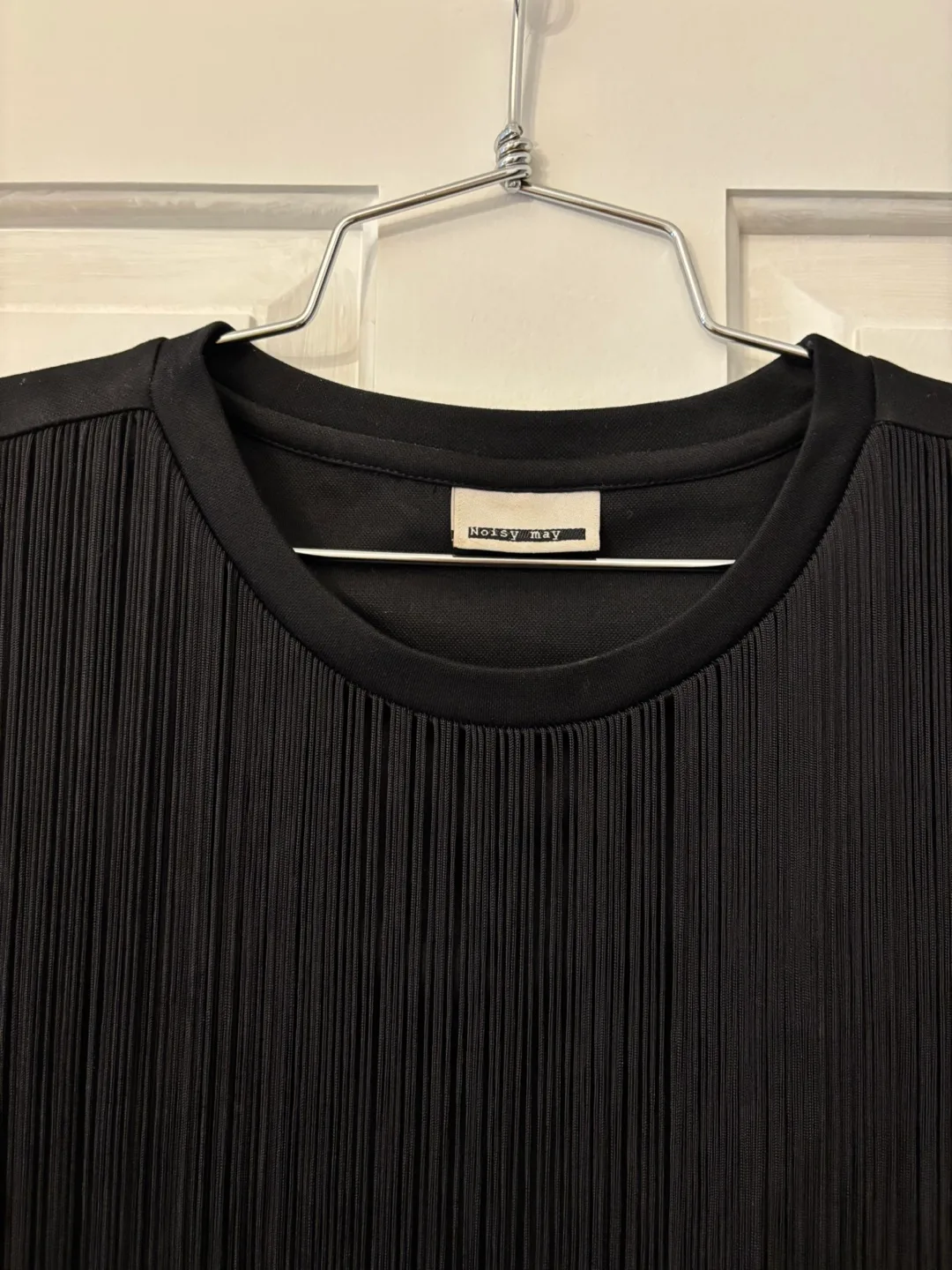 Noisy May Black Fringe Top image indicator(2)