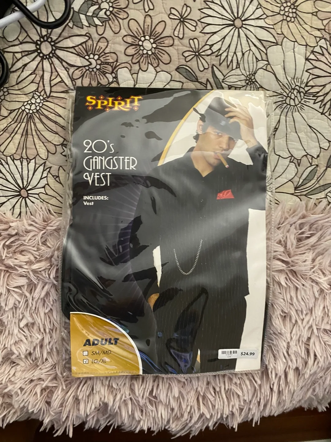 🎭 20’s Gangster Vest Costume + Light-Up Cigar – BRAND NEW 🎭 thumbnail