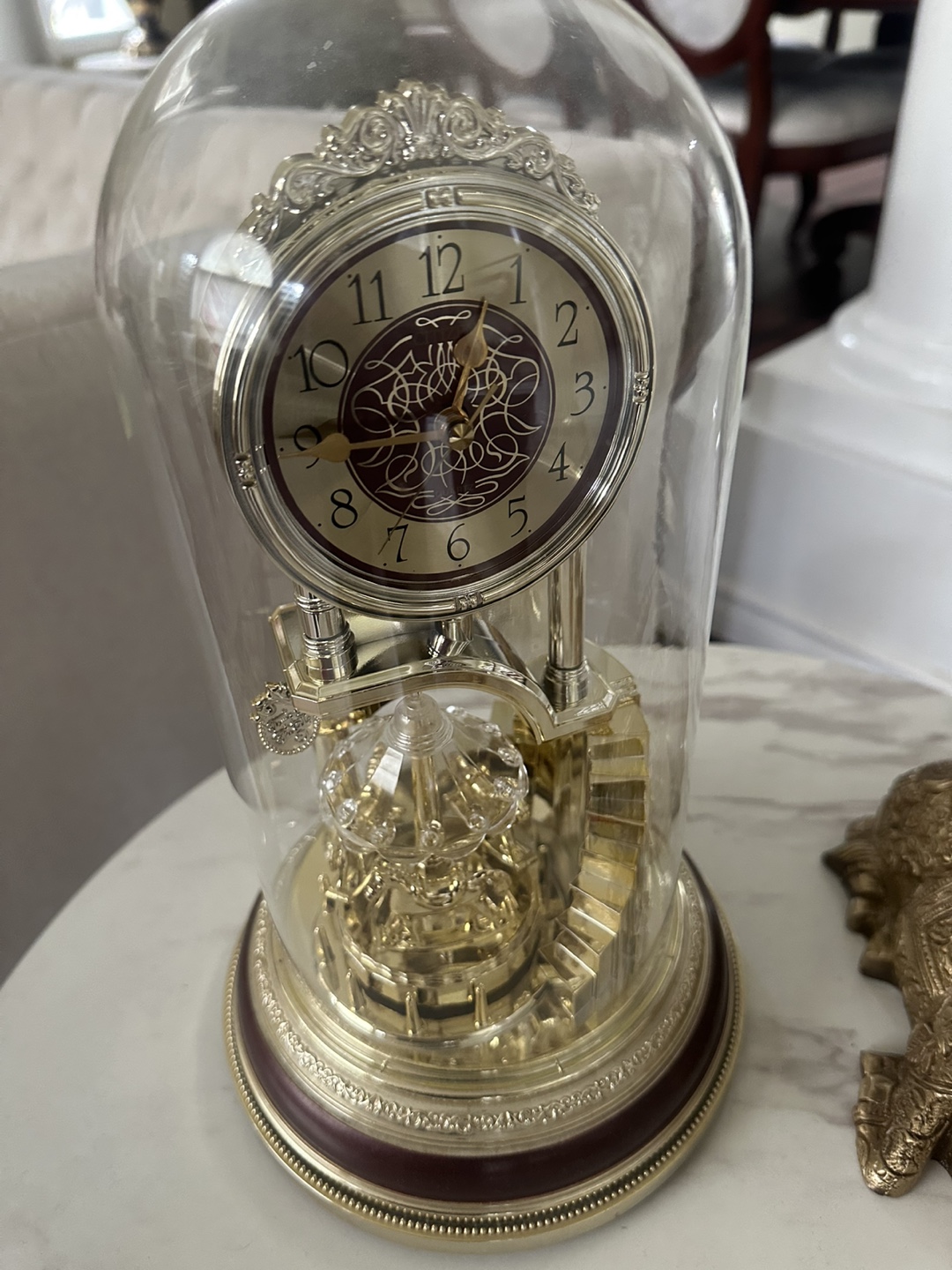 Rhythm Musical Motion Table Clock