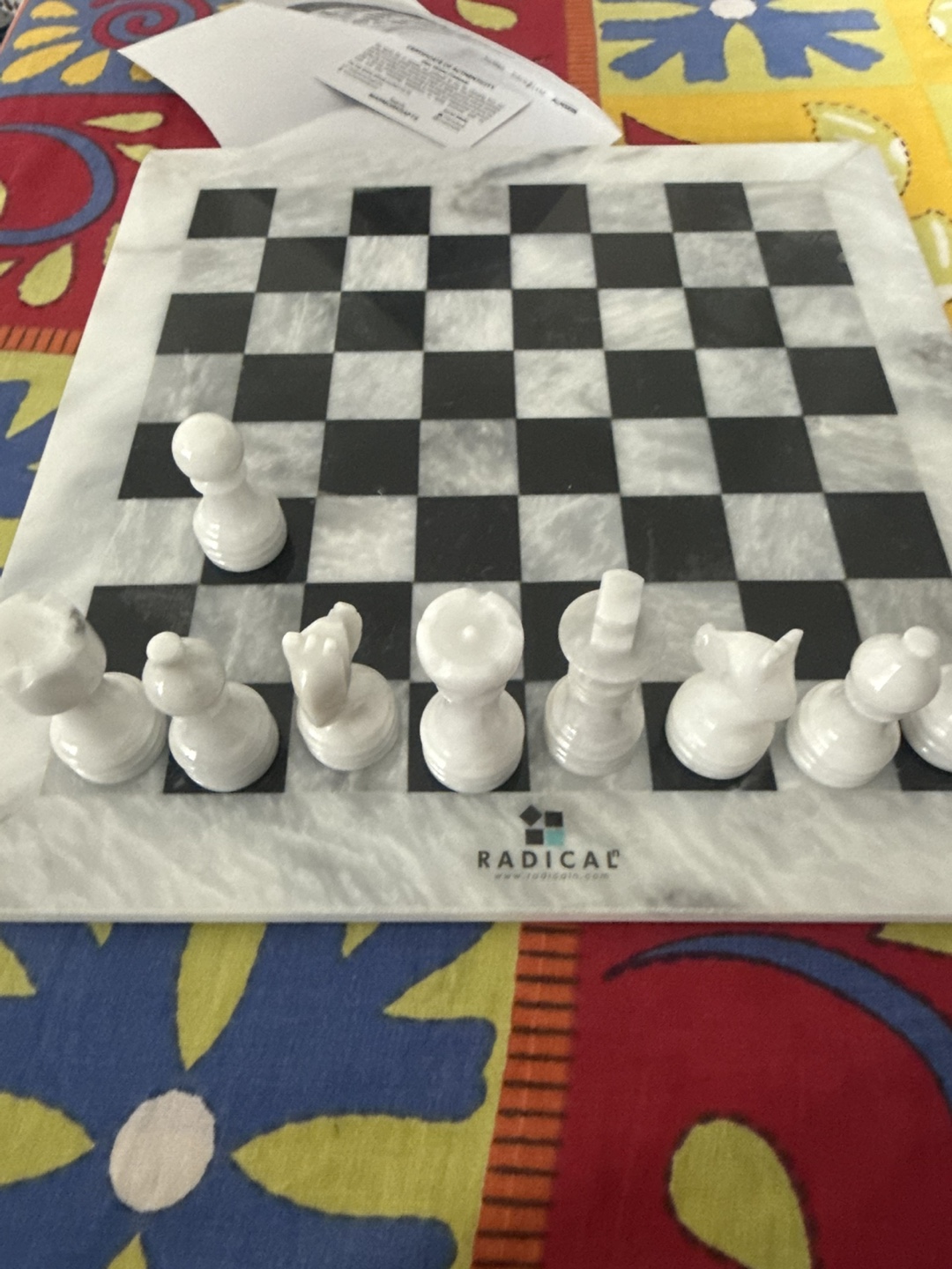 Radical Marble Chess Set - photo 2