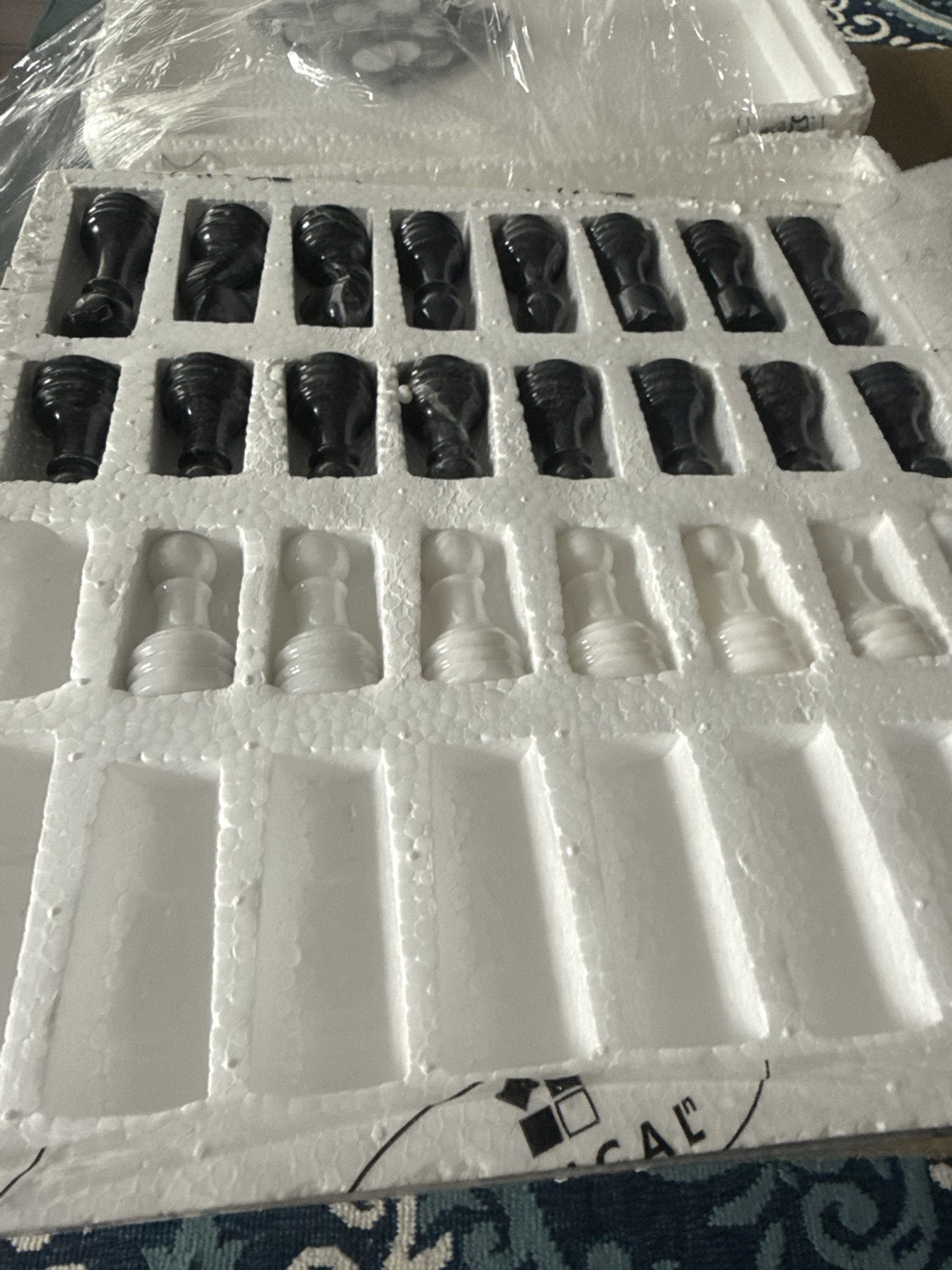Radical Marble Chess Set