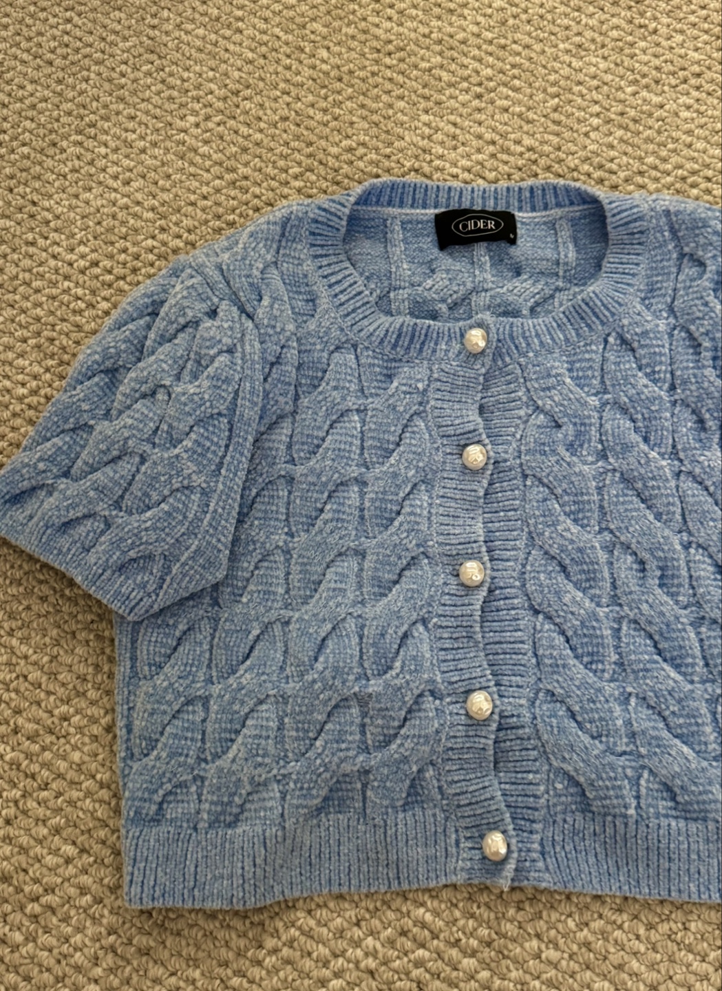 🧡Shop Cider Blue Knit Top - photo 2