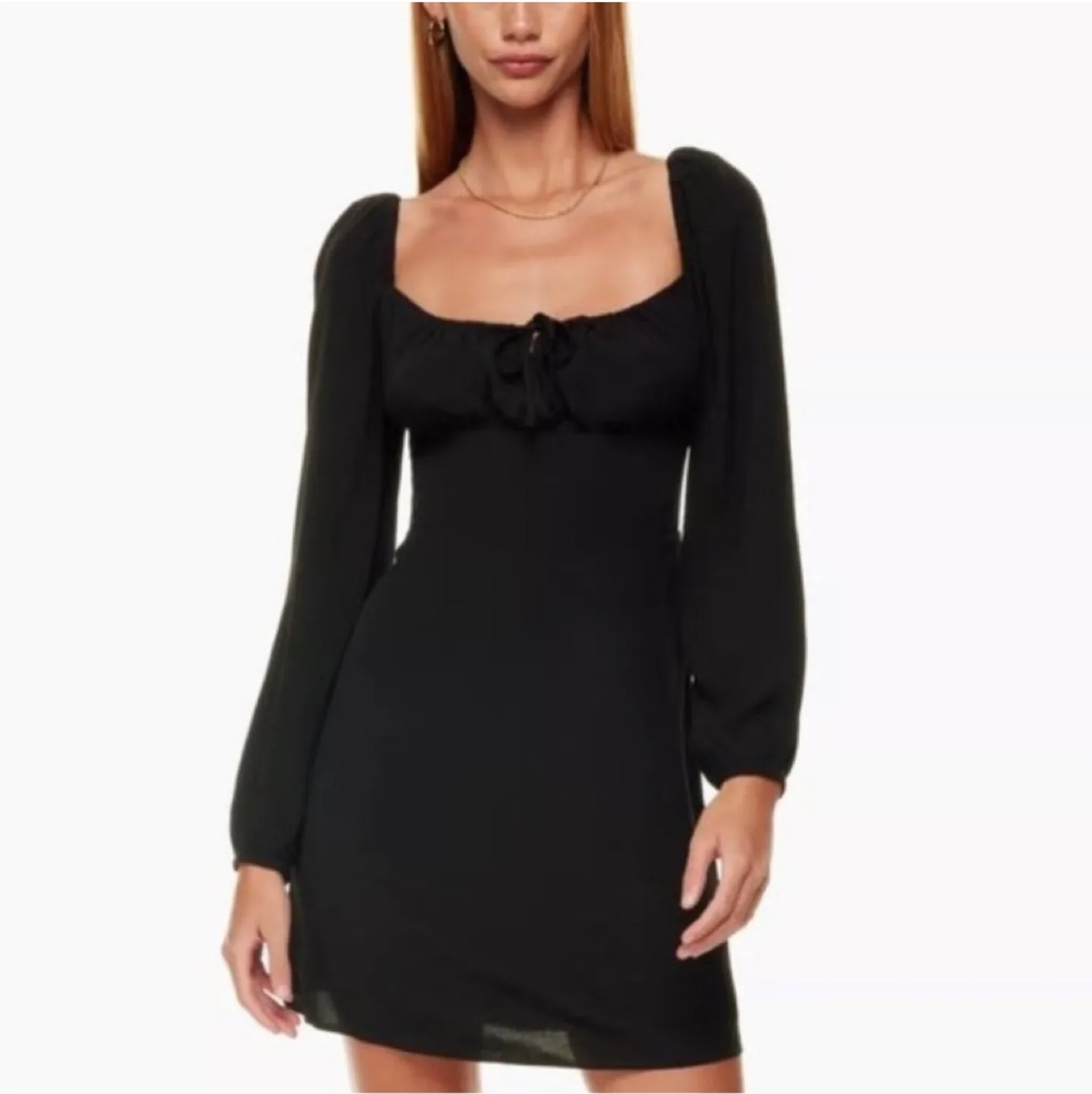 Aritzia Sunday Best | Black Mini Dress - Size 2XS thumbnail