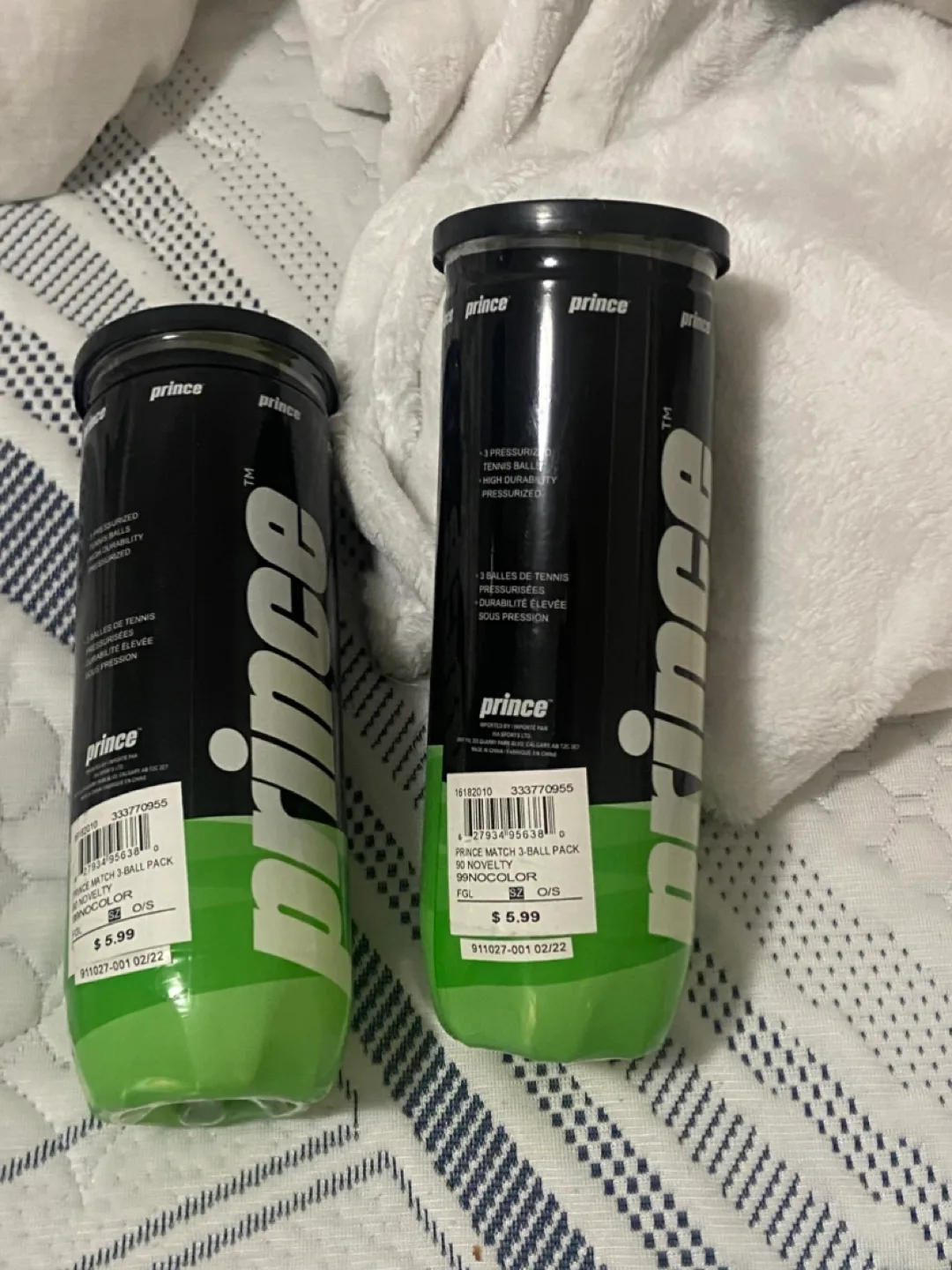Prince Match 3-Ball Pack - Tennis Balls thumbnail
