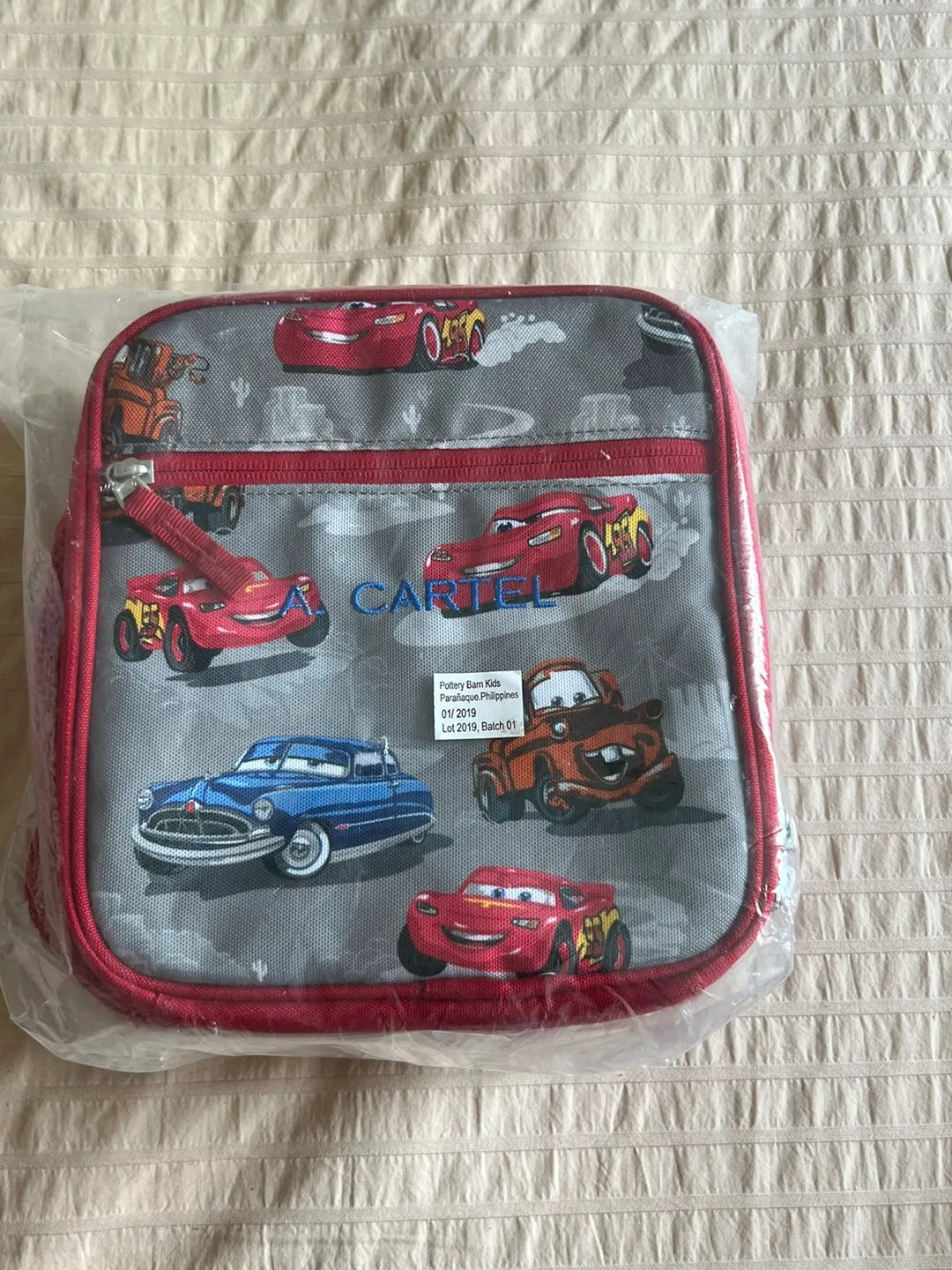 Pottery Barn Kids Disney Cars Lunch Bag - New thumbnail