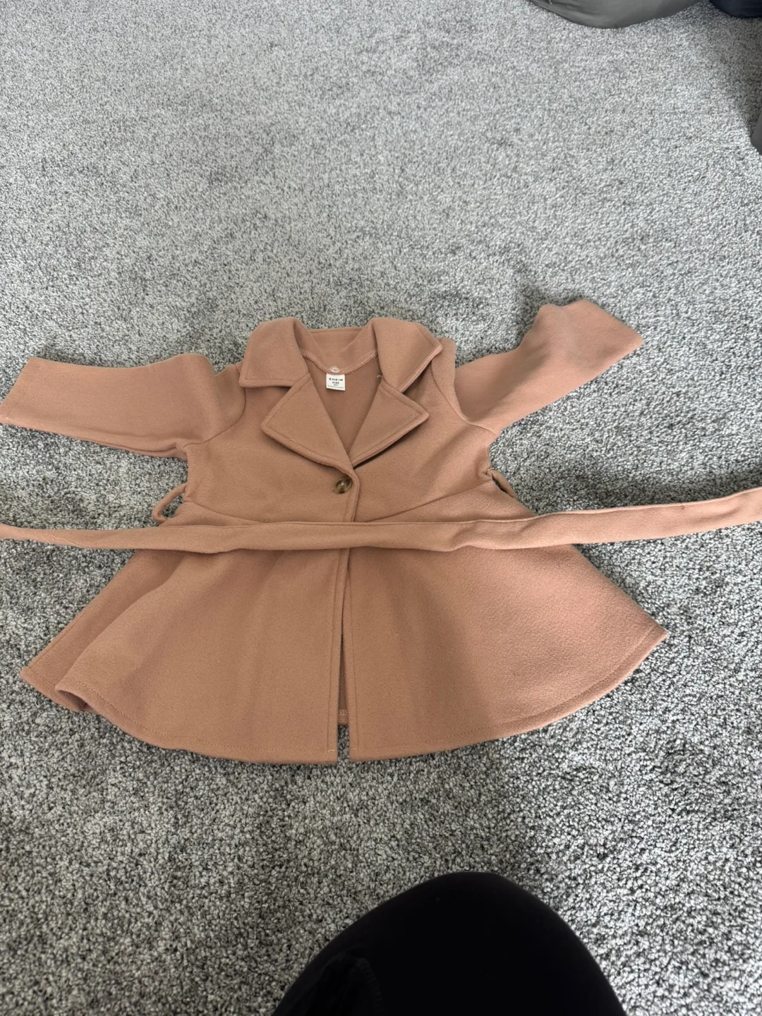 Shein Kids Tan Trench Coat - Size 120 thumbnail