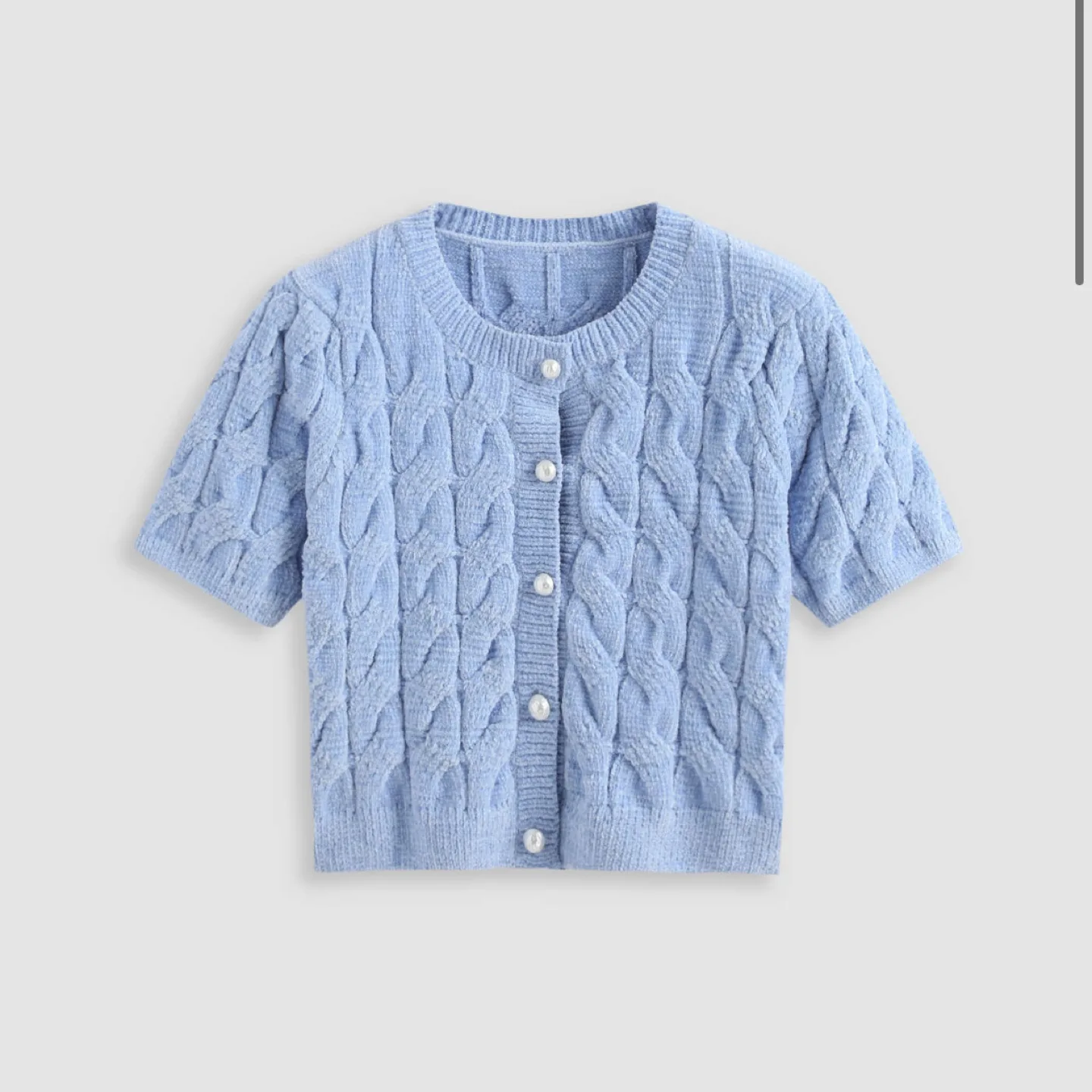 🧡Shop Cider Blue Knit Top thumbnail