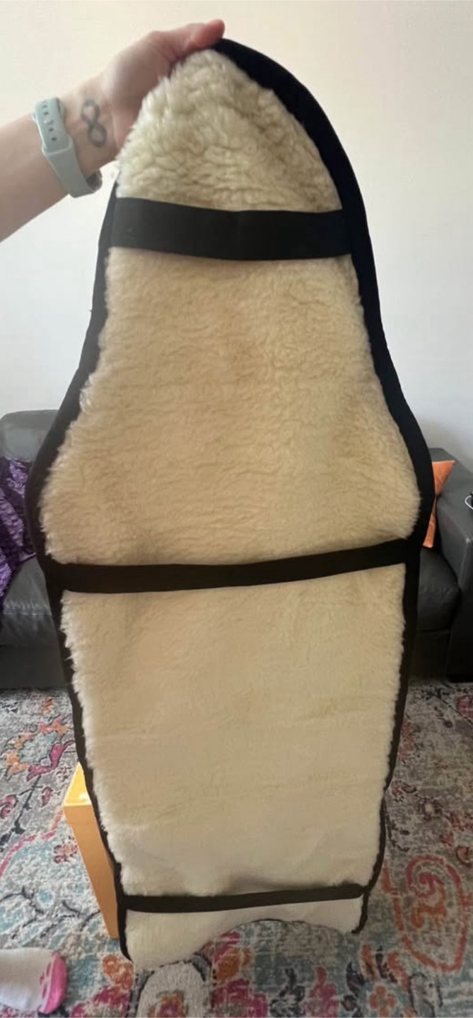 Black Faux Fur Car Seat Cover - photo 2
