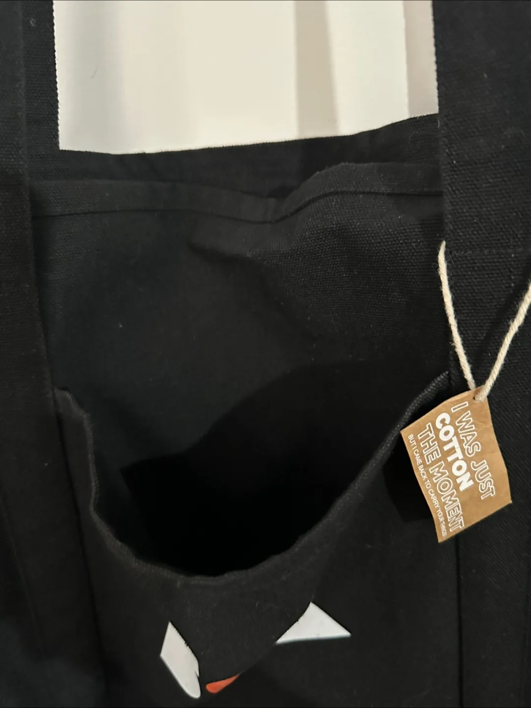Black Cotton Tote Bag - image indicator(4)