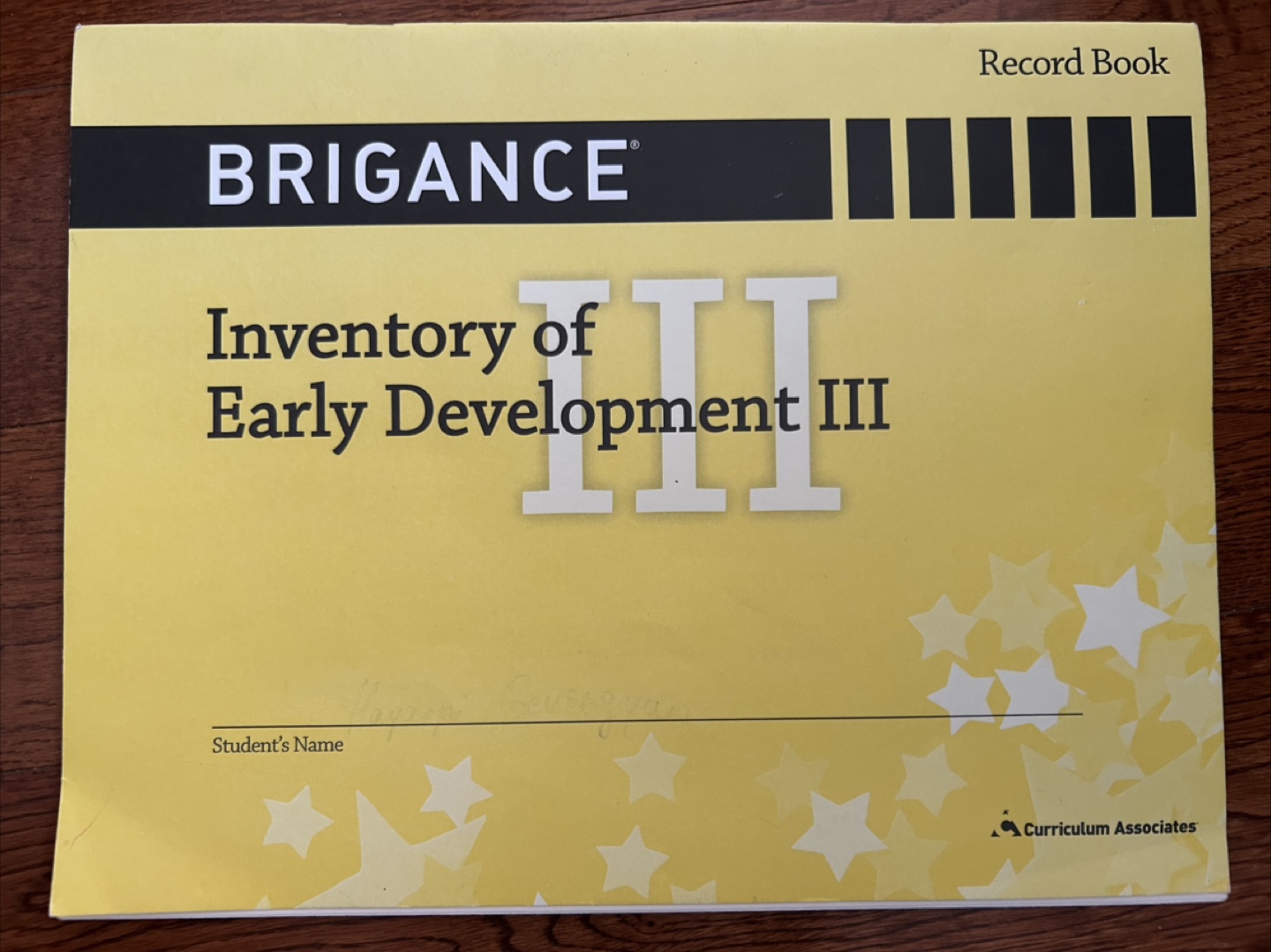 Brigance Inventory of Early Development III