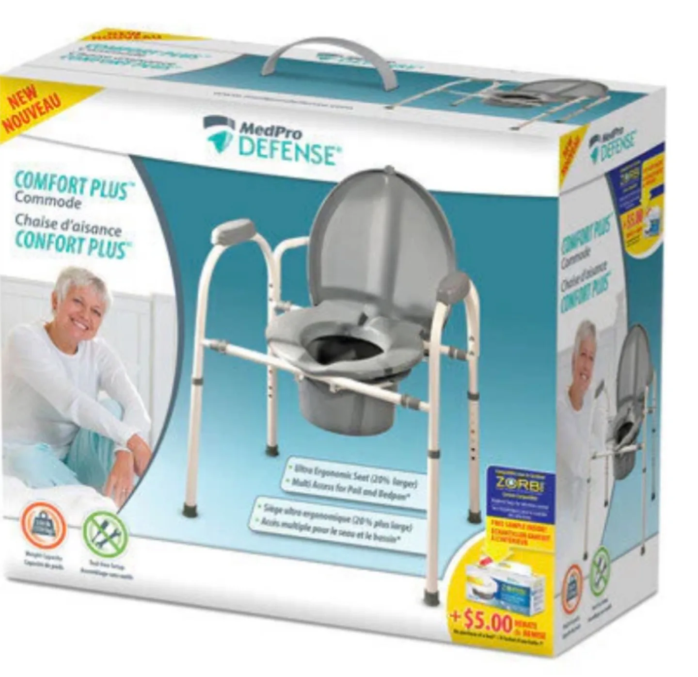 MedPro Defense Comfort Plus Commode thumbnail